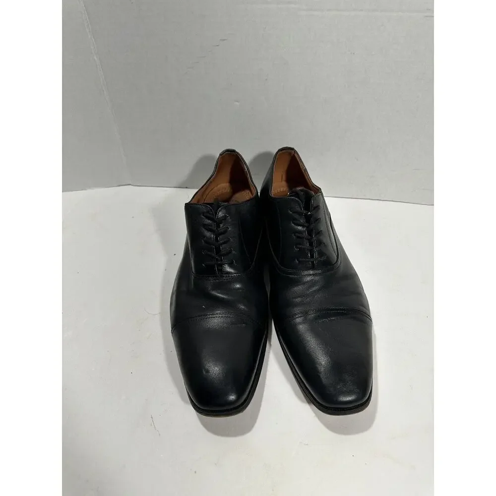 Florsheim‎ Shoes Mens 11 Corbetta Cap Toe Oxford 14180-001 Black Leather Lace Up